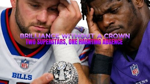 Josh Allen vs. Lamar Jackson: Greatness Without a Ring #joshallen #lamarjackson #nflplayoffs #nfl