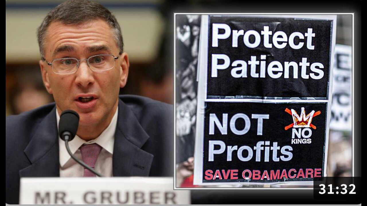 SHOCK VIDEO: Watch The Architect Of Obamacare Confess That The Democrats Designed The So-Called 'Health Care Overhaul' To Triple Prices & Ultimately Crash The US Health Care System— Meet Jonathan Gruber!