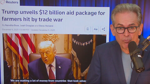 Trump to give $12 billion to US farmers hurt by Trump's tariffs▮The Jimmy Dore Show
