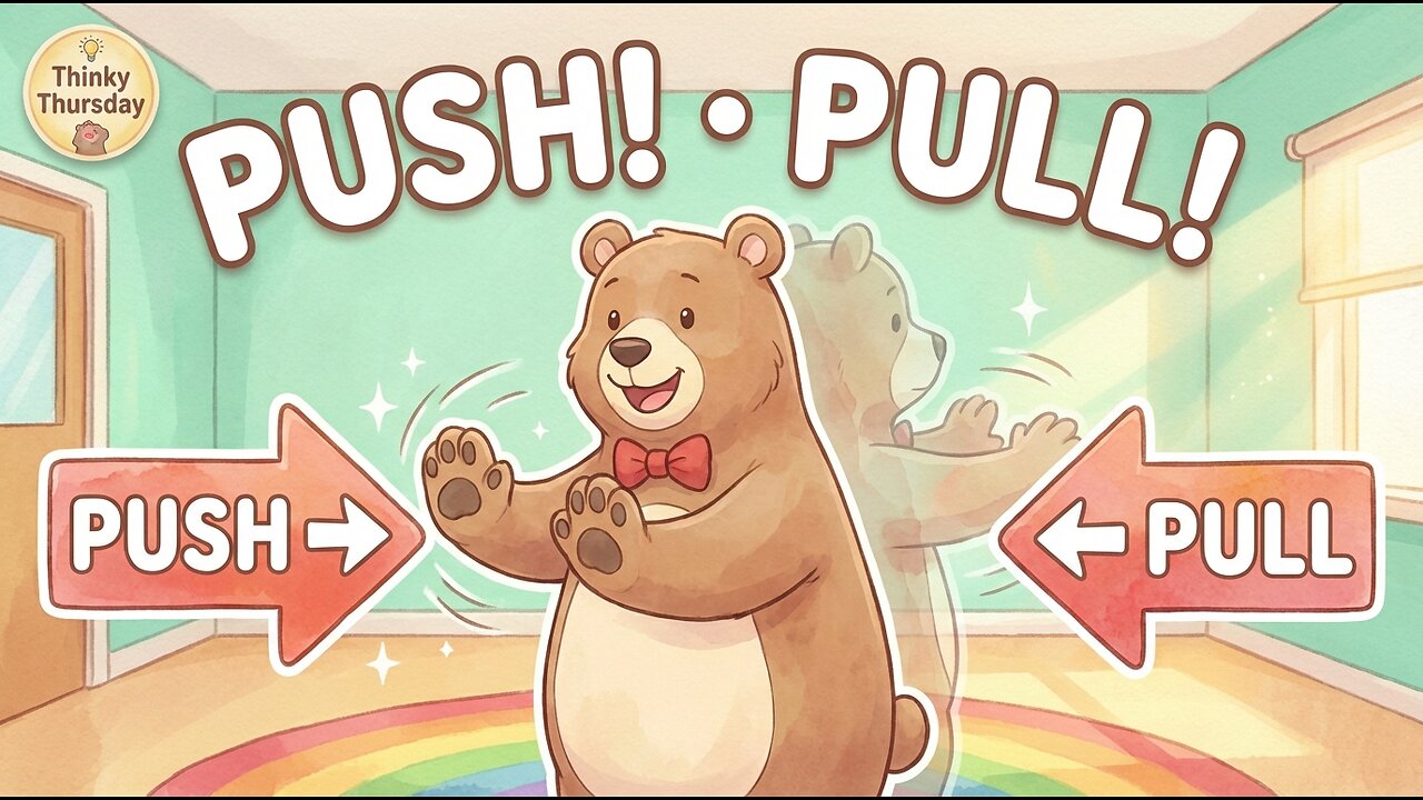Bearington’s Push-Pull Party 🧸 | Learn PUSH & PULL with Fun Classroom Moves!