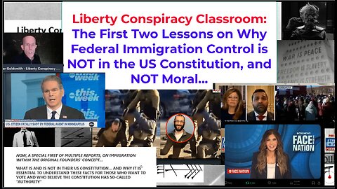Liberty Classroom: Insurrection Act, Federal Immigration Policing Are Unconstitutional, Immoral
