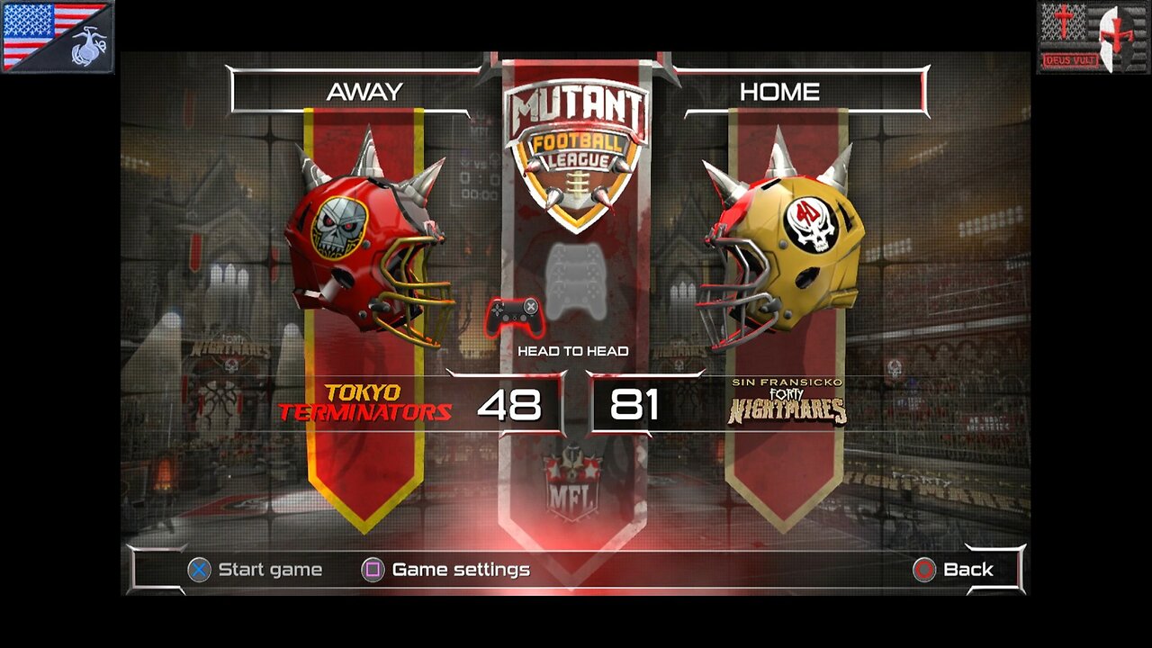 MFL Game Day 2025-2026: [Week #4] (Tokyo Terminators at Sin Fransicko Forty Nightmares)