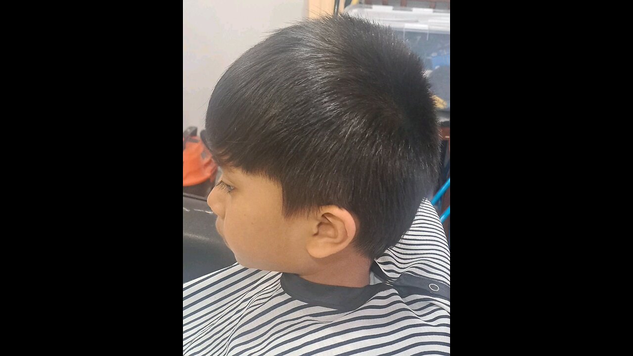 Clean Fringe Kids Cut