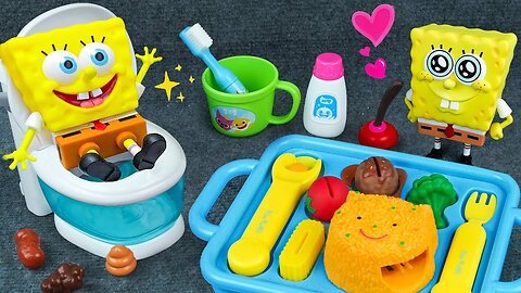 🍳🧁 Spongebob Cooking Toys Unboxing Fun! 👩‍🍳🎉 | Tina Review 🌈✨