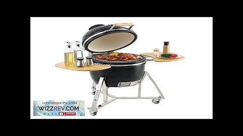 VEVOR 18" Ceramic Barbecue Grill Smoker Portable Round Outdoor Grill for Patio Review