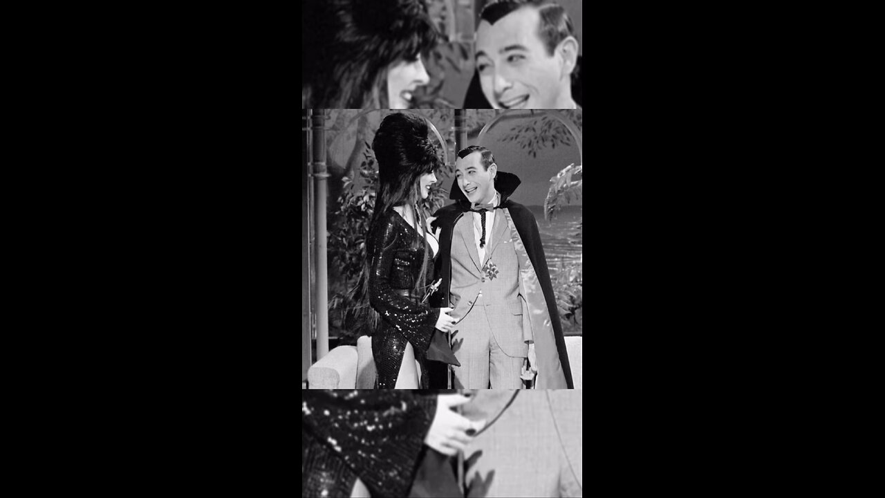 Elvira & Pee-wee Herman on Halloween, 1985 🎃
