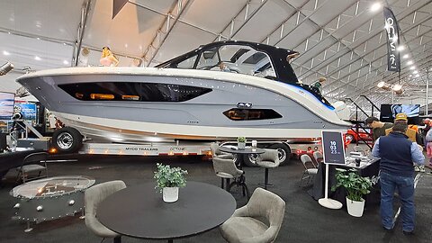 Take a look at this Yacht at the Barrett=Jackson auto auction. Sail with us. #yachts #boats