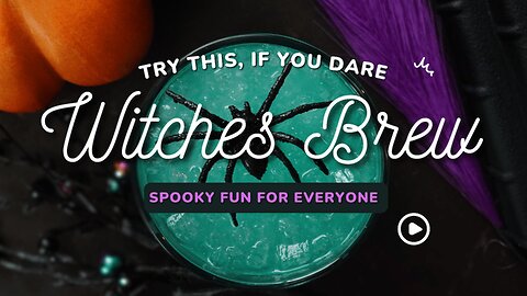 Witches Brew Cocktail 🧙‍♀️✨ | Spooky Halloween Drink with a Tropical Twist!