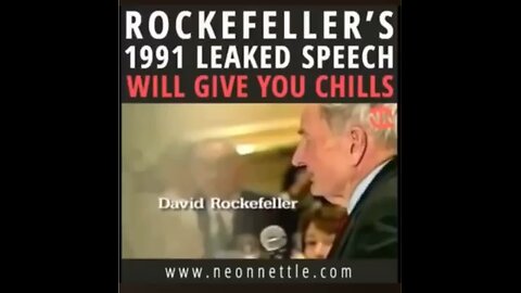 Rockerfeller leaked speech