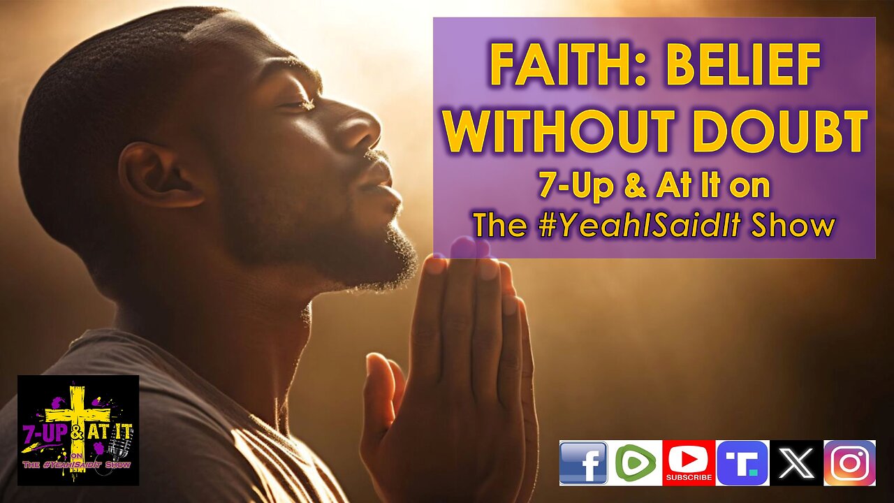 WORD OF THE DAY: MARK 11:22 - FAITH: BELIEF WITHOUT DOUBT