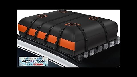 Car Rooftop Waterproof Roof Bag 21 Cubic Feet Large Capacity Cargo Transportation Review