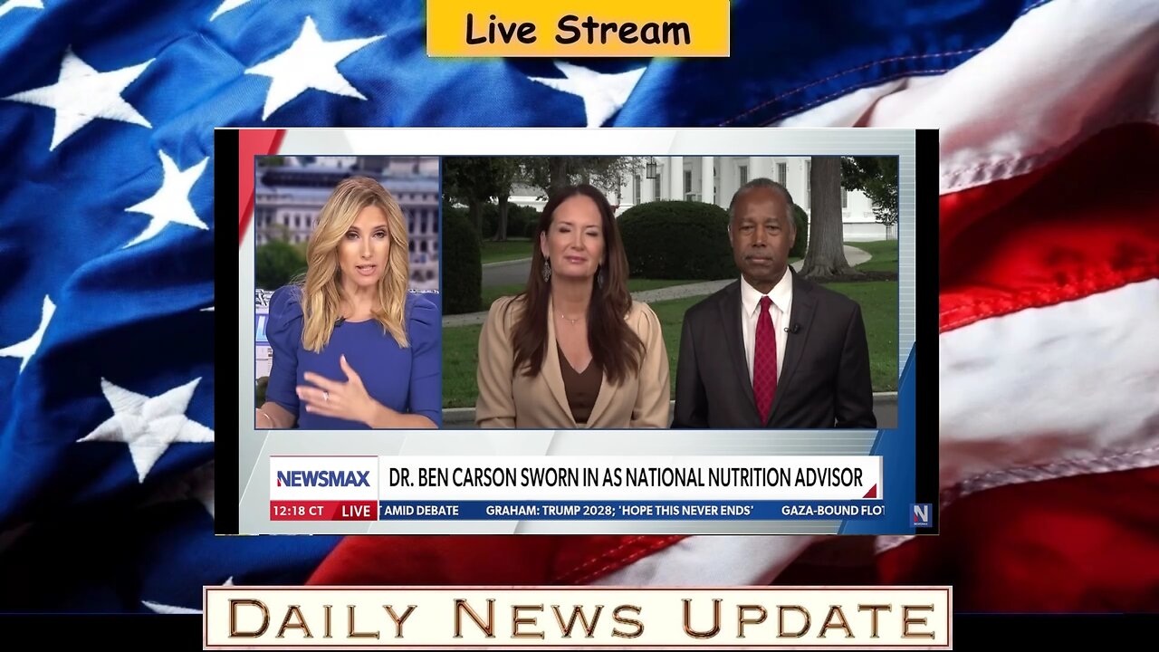 x480b: Newsmax - Dr. Ben Carson will be ‘game changer’ for MAHA movement