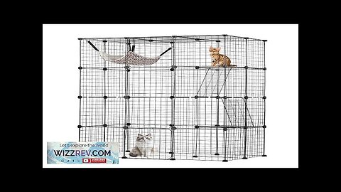 Large 4-tier Cat Cage 41 x 28 x 55" Metal Wire Cat Review