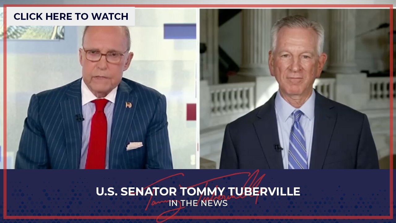 Senator Tuberville Joins Kudlow to Discuss Jack Smith Tracking Senators' Private Communication