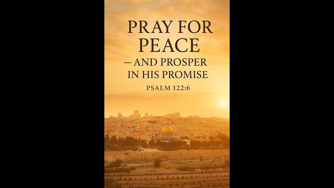 “Pray for Peace — and Prosper in His Promise 🙏✨”