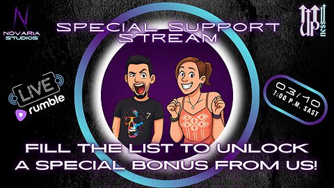 Friday Special Support Stream with Harry and Sharlene