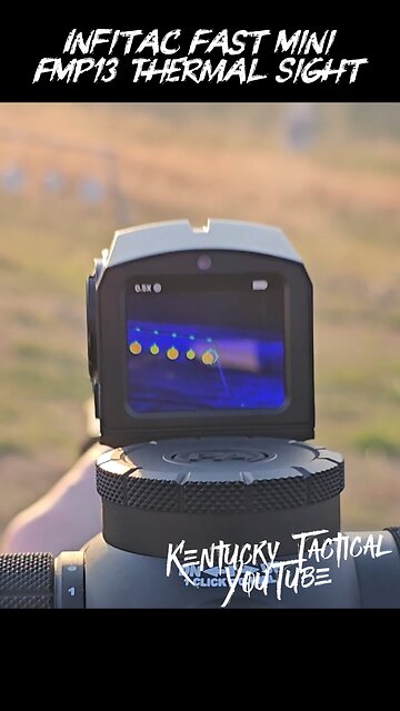 View through the Infitac Fast Mini FMP13 Thermal Pistol Sight