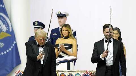 Sabre The Moment: President Trump Delights Crowd With Y.M.C.A Sword Dance To End Inauguration Day
