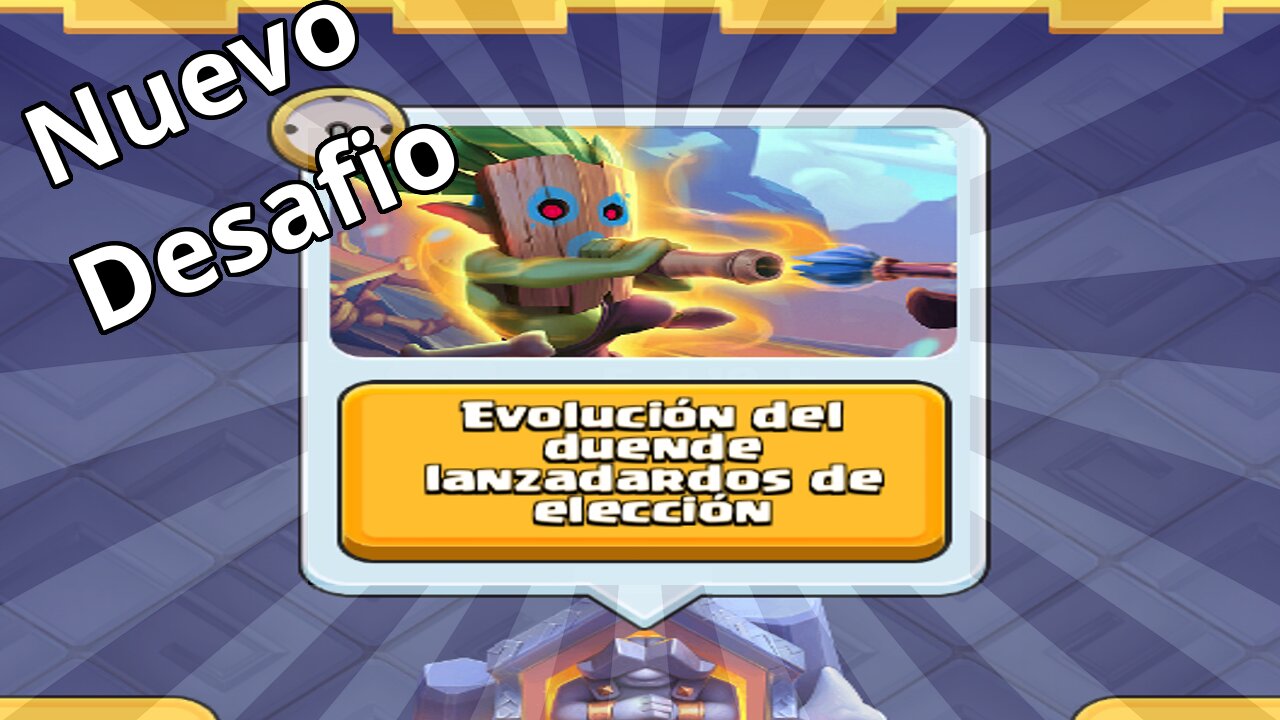 Desafio evolucion del duende lanzadardos de eleccion #clashroyale