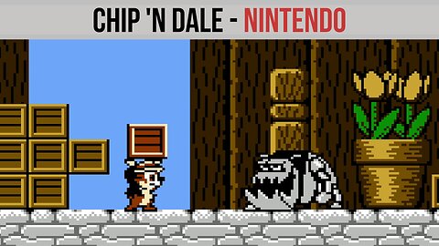 Chip ’n Dale: Rescue Rangers NES Gameplay