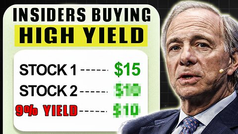 3 High Yield Dividend Stocks Insiders Are Buying!