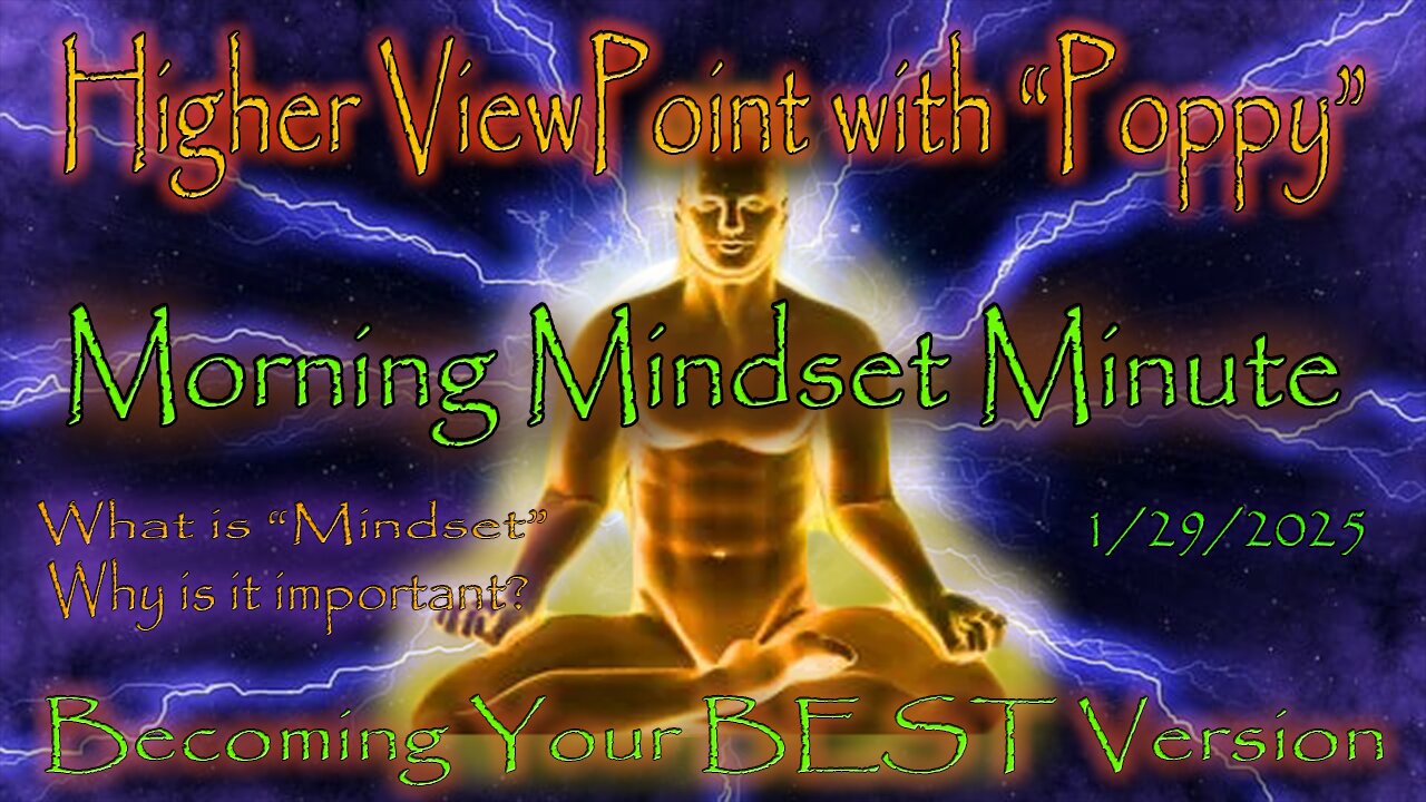 Morning Mindset Minute: What is Mindset? Why is it important