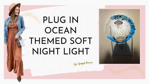 Plug In Ocean Themed Soft Night Light review