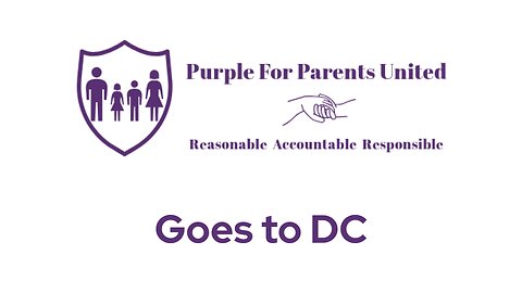 Purple for Parents United Joined International Coalition for Children in DC