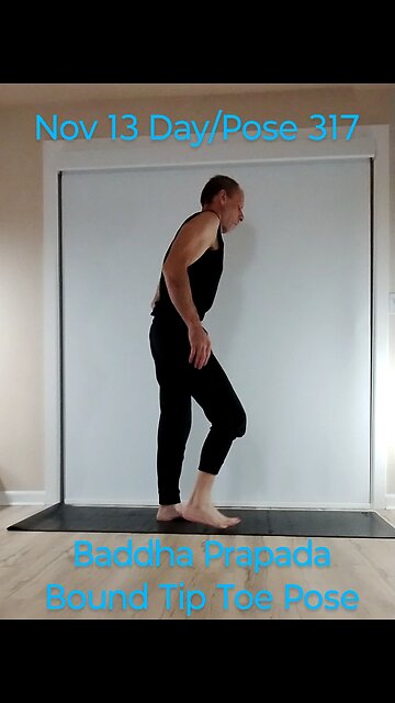 Baddha Prapada / Bound Tip Toe Pose