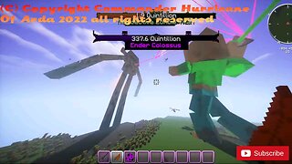 Minecraft mob battle nuclear zombie titan vs ender colossus