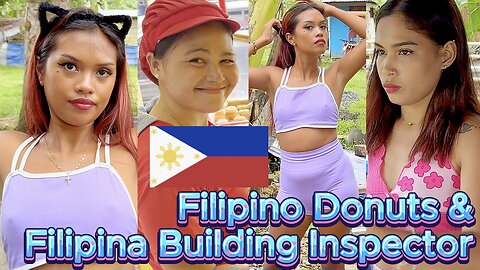 🇵🇭 Filipina Building Inspector & Filipino Donut Making! OFF GRID ISLAND FAMILY PHILIPPINES LIVING