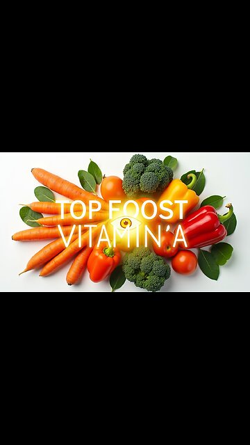 Top 12 Vitamin A Rich Foods for Better Vision & Immunity 👁️✅ Vitamin A rich foods #shorts #nutrition