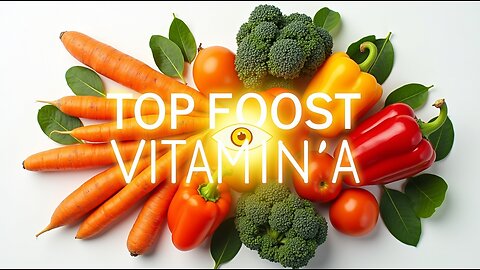 Top 12 Vitamin A Rich Foods for Better Vision & Immunity 👁️✅ Vitamin A rich foods #shorts #nutrition