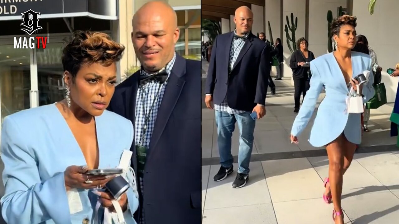 "My Queen" Taraji P. Henson Curves Thirsty Fan While Leaving Essence Awards Event! 😜