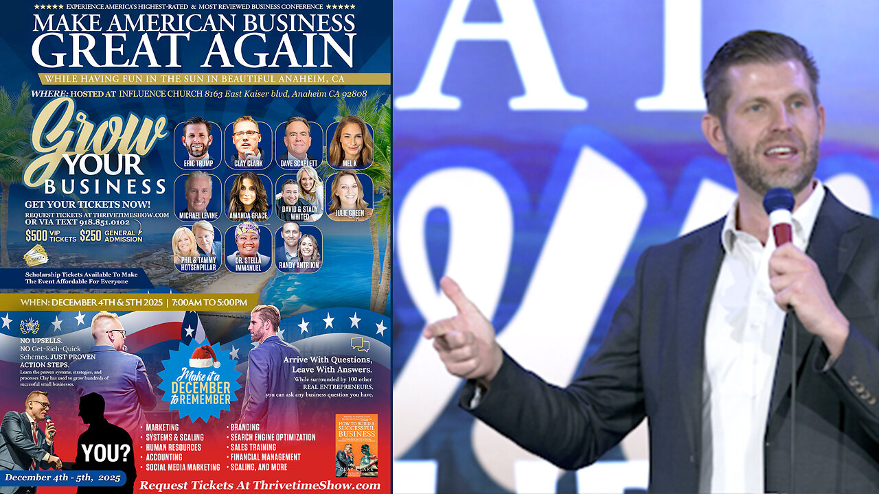 Eric Trump | Eric Trump Joins Clay Clark to Teach: Leadership, Management, Team Management, Branding, Hiring, Time Management & More + Discover How 7 Long-Time Clay Clark Clients Turned Their Dreams Into Reality