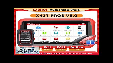 LAUNCH X431 PROS V 5.0 Diagnostic Tools OBD2 Scanner Diagnost Auto Automotive Review