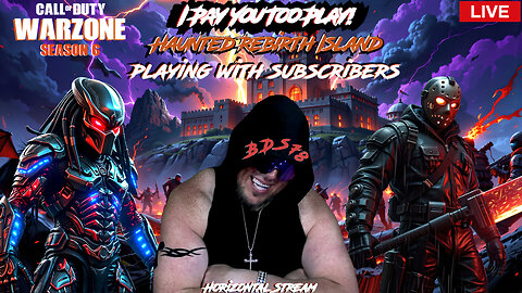 🎃I PAY YOU To Play Call of Duty Warzone Season 6 The Haunting Rebirth Island #cod #warzone