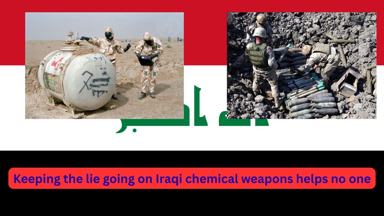 There comes a point where we can say the Iraq invasion was unnecessary, but there were WMDs