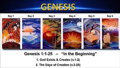 Genesis 1:1-25 – “In the Beginning” - Calvary Chapel Fergus Falls