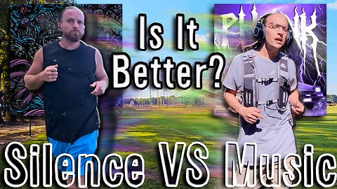 Silence VS Music While Running.