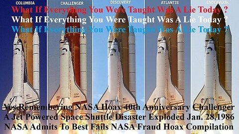 Remembering A NASA Hoax Faking 40th Anniversary Challenger Space Shuttle Disaster And Exploded