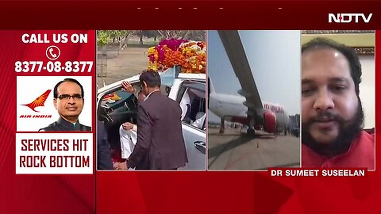 Air India News Today _ Misjudged Air India's Service_ Shivraj Chouhan On AI Broken Seat Row