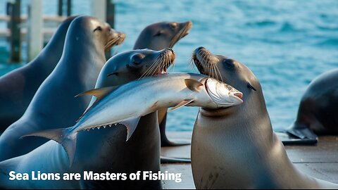 Sea Lions Are Masters of Fishing