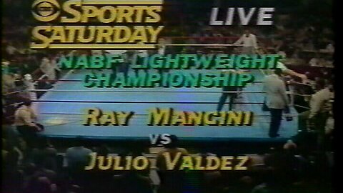 Ray Mancini vs Julio Valdez - Jan 23 1982 - The Sands, Atlantic City, NJ