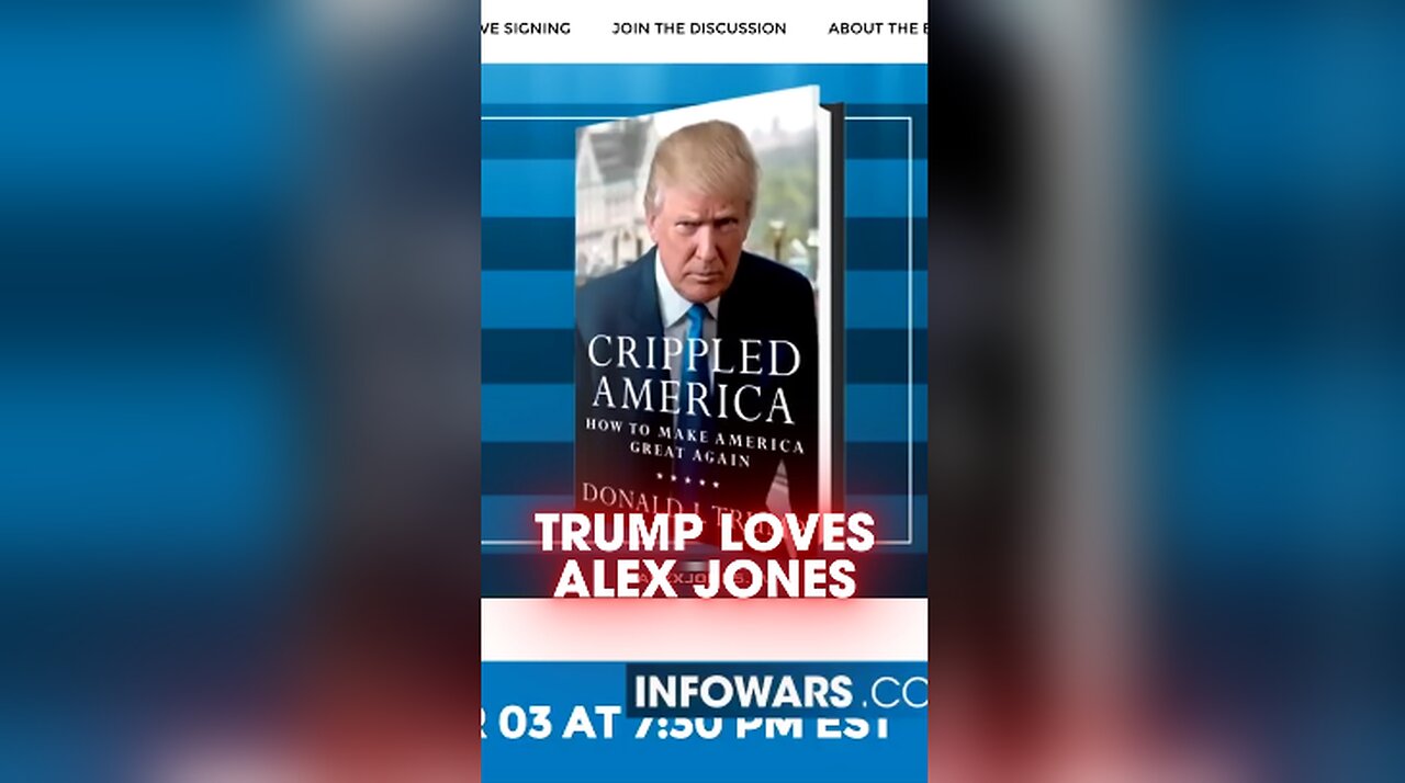 Trump Promises Alex Jones He Will Not Let Him Down - 12/2/15