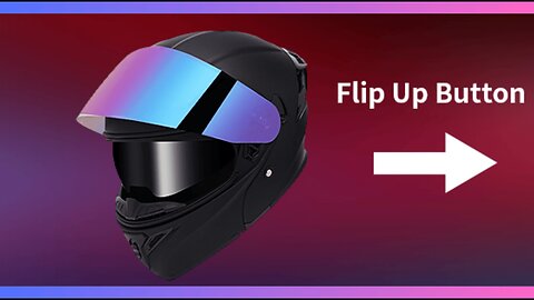 Modular Motorcycle Helmet Dual Visor Flip Up