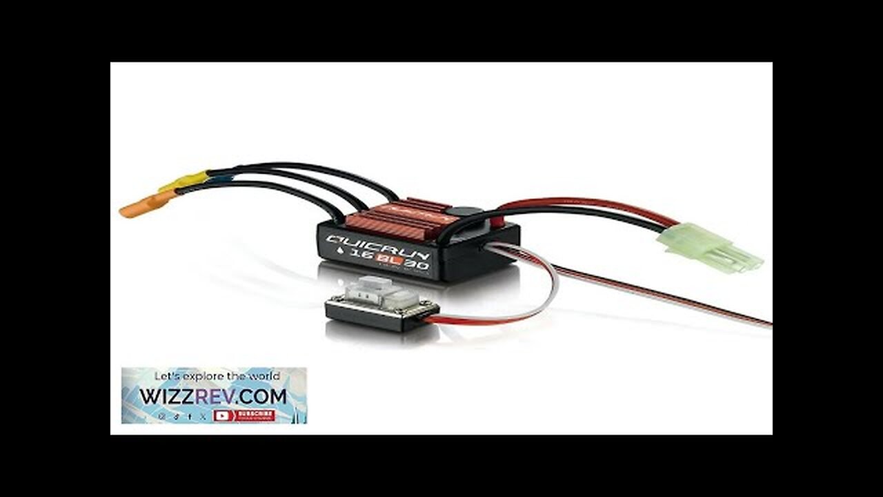 Hobbywing QuicRun WP-16BL30 Brushless Waterproof 30A Sensorless ESC For 1/16 1/18 Rc Review