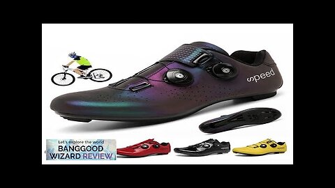 Athletic Bicycle Shoes Self-locking Road Bike Shoes Breathable Soft Women Men Cycling Review