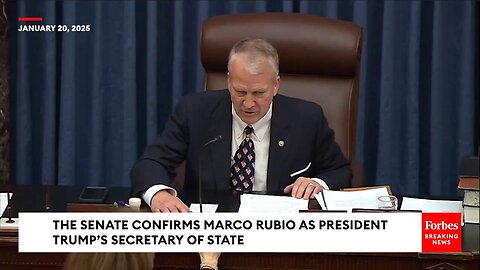 Senate Confirms Marco Rubio As Secretary Of State 99-0 After Trump's Inauguration