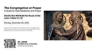 David’s Son Will Build the House of the Lord—2 Sam 7:1-16